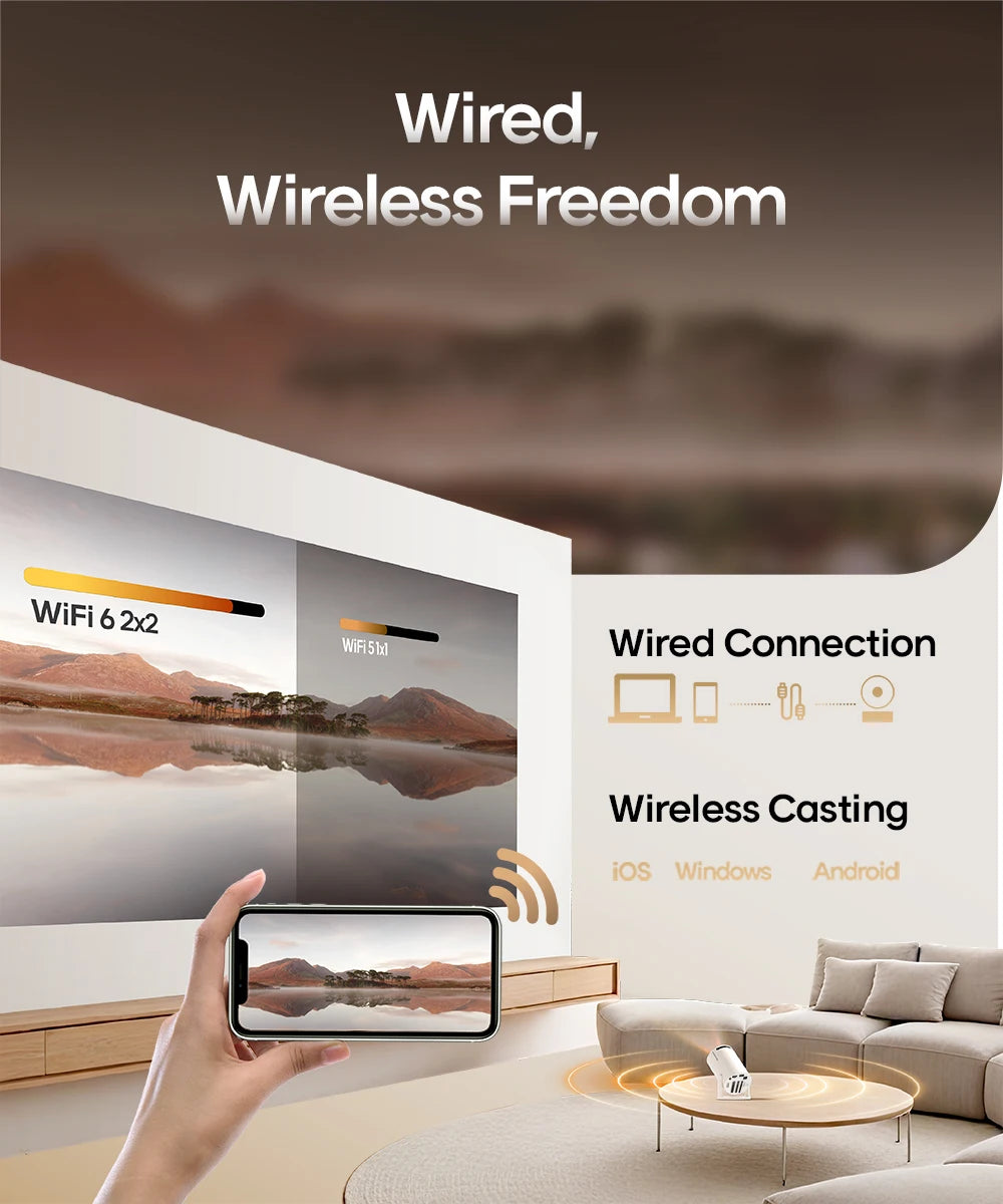 Carturo HY300 Pro Home Cinema Outdoor Projector