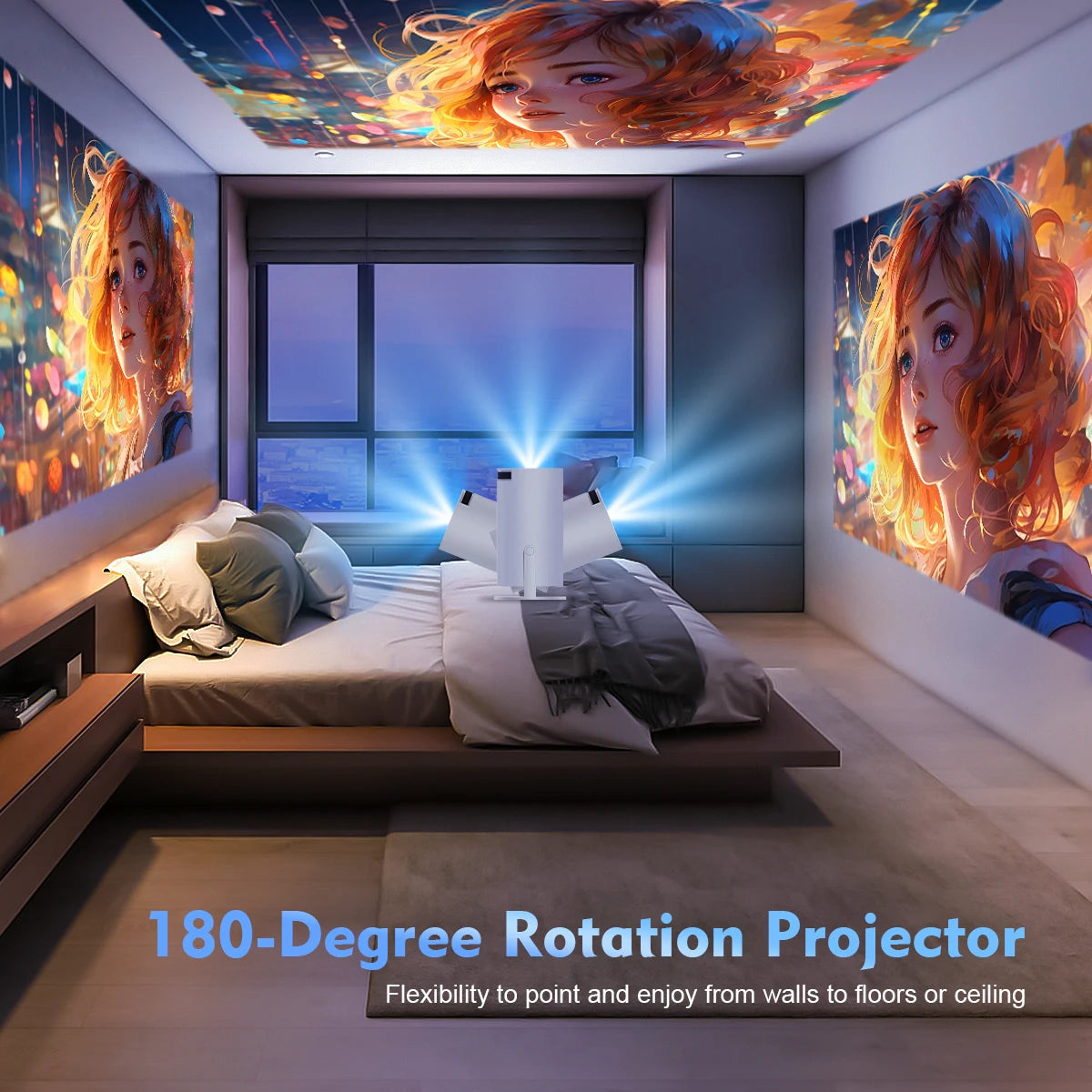 Carturo HY300 Pro Home Cinema Outdoor Projector