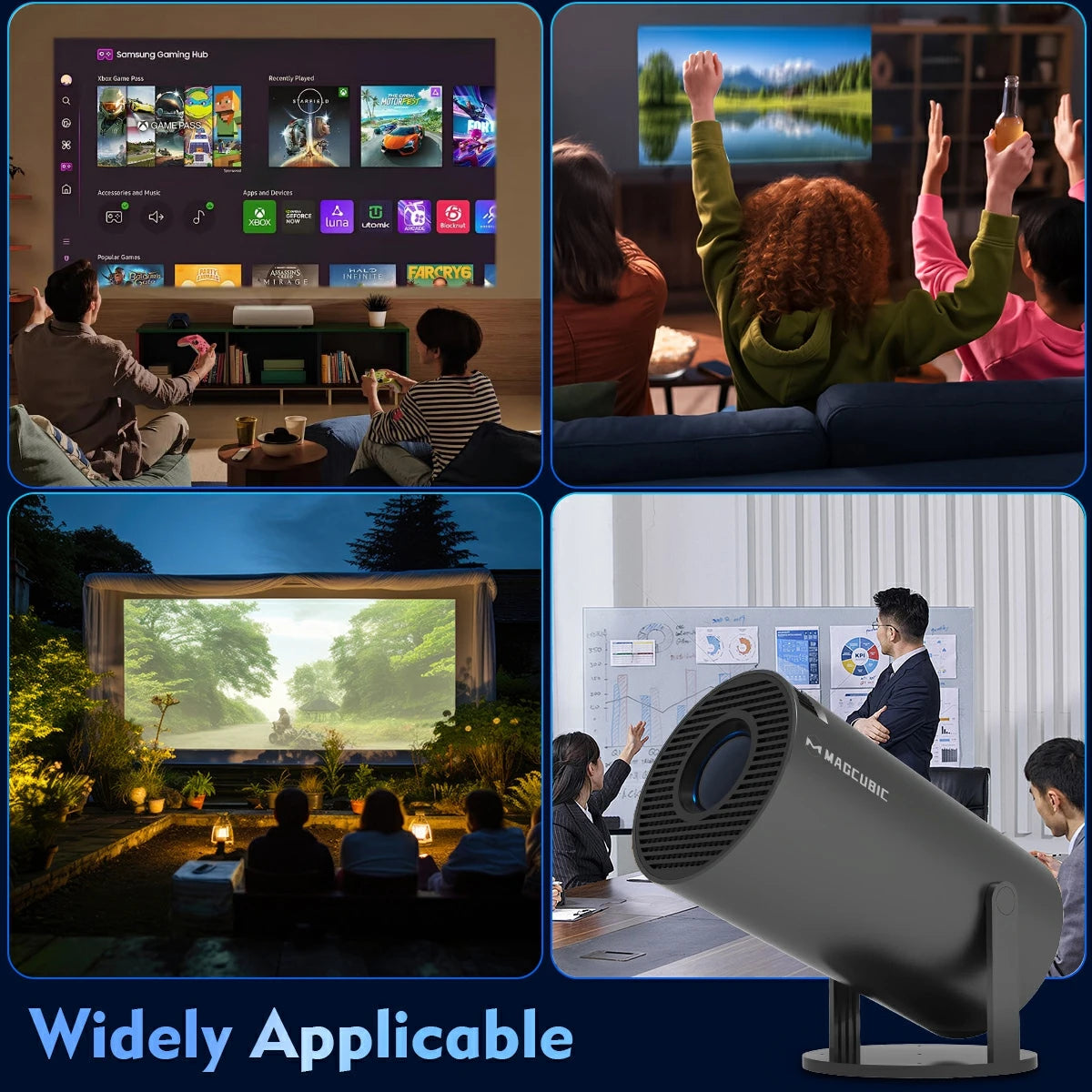Carturo HY300 Pro Home Cinema Outdoor Projector