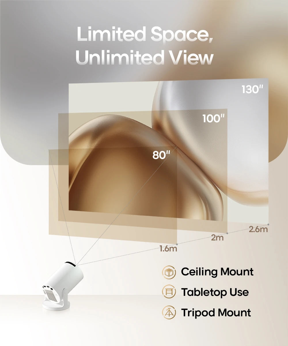 Carturo HY300 Pro Home Cinema Outdoor Projector