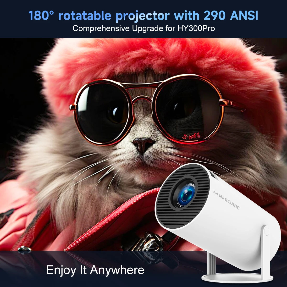 Carturo HY300 Pro Home Cinema Outdoor Projector