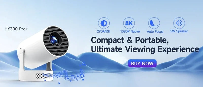 Carturo HY300 Pro Home Cinema Outdoor Projector